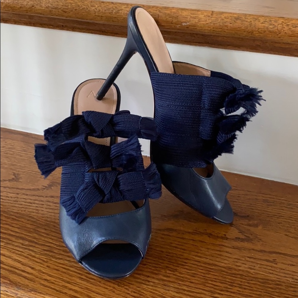 AD & Daughters navy bow heels